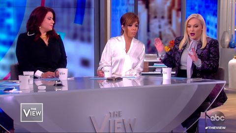 Ana Navarro and Meghan McCain appear on ABC's "The View" on September 20. 
