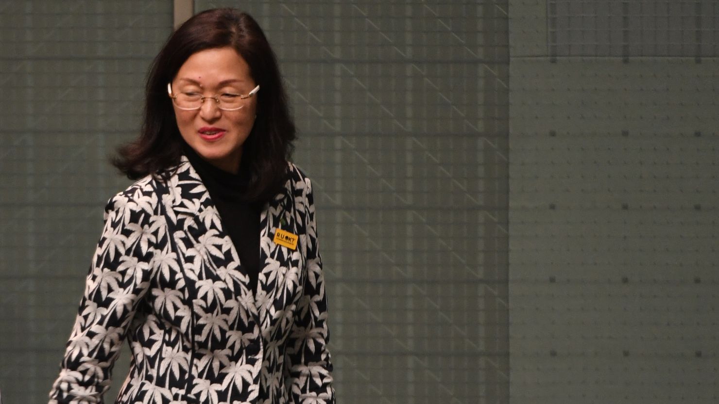 Liberal backbencher Gladys Liu arrives at Question Time at Parliament House on September 12 in Canberra, Australia.