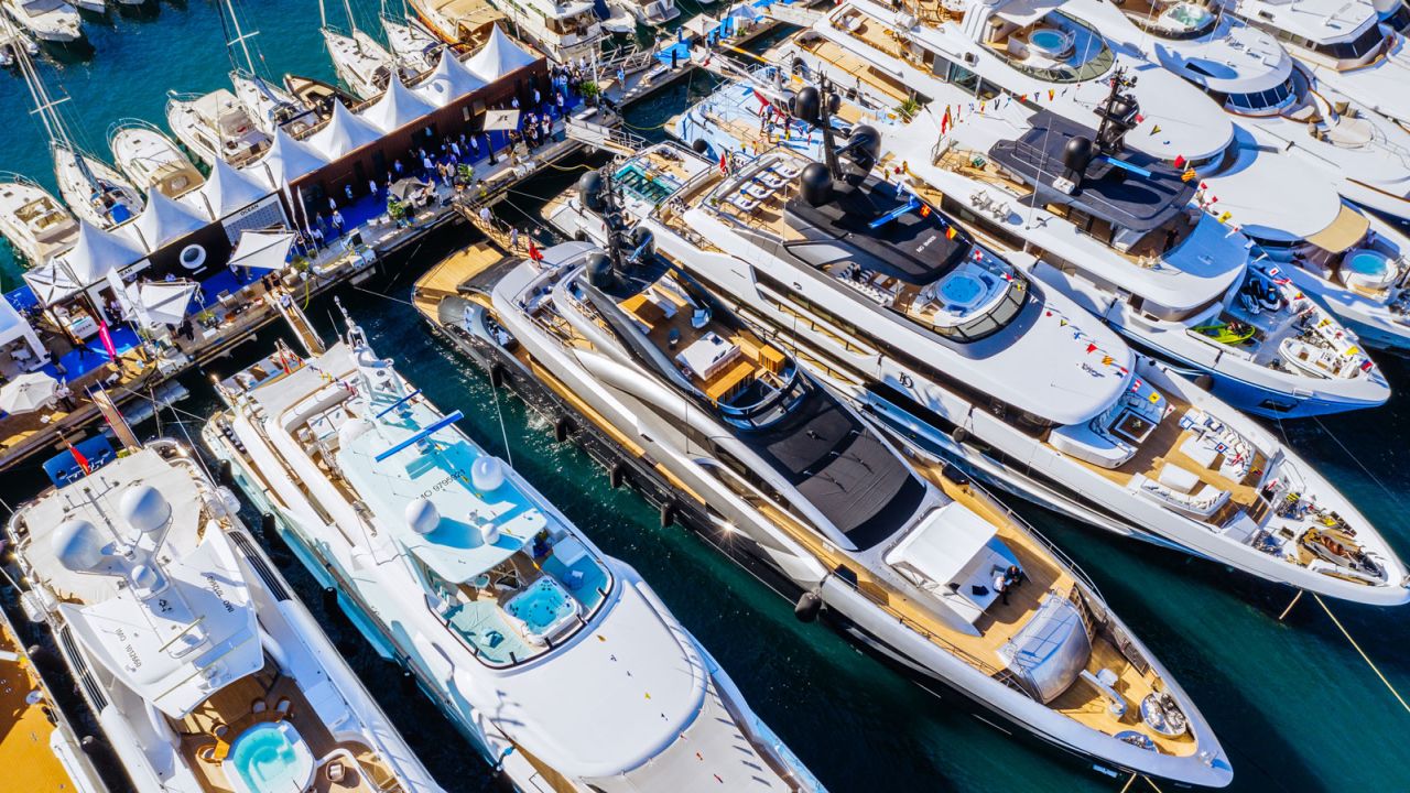 The annual Monaco Yacht Show exhibits some of the world's most impressive superyachts.