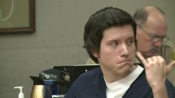 John T. Earnest gestures during his preliminary hearing in San Diego superior court. 