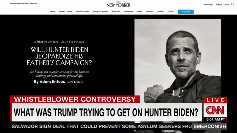 What Was Trump Trying To Get On Hunter Biden? | CNN