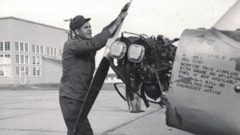 James South during his military service.
