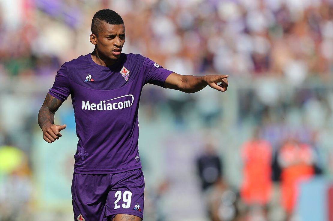 Fiorentina midfielder Henrique Dalbert was subjected to racist abuse Sunday.