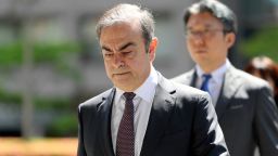 TOKYO, JAPAN - MAY 23: (CHINA OUT, SOUTH KOREA OUT) Former Nissan Motor Co Chairman Carlos Ghosn is seen on arrival at the Tokyo District Court for a pretrial procedure on May 23, 2019 in Tokyo, Japan. (Photo by The Asahi Shimbun via Getty Images)