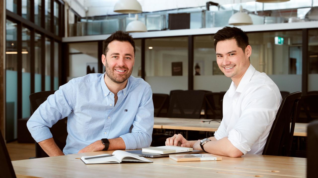Karst Stone Paper founders Kevin Garcia and Jon Tse.