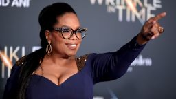 LOS ANGELES, CA - FEBRUARY 26:  Oprah Winfrey attends the premiere of Disney's "A Wrinkle In Time" at the El Capitan Theatre on February 26, 2018 in Los Angeles, California.  (Photo by Christopher Polk/Getty Images)