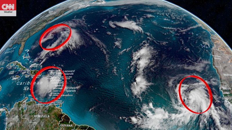 Tropical Storms Jerry, Karen And Lorenzo Are Spinning In The Atlantic | CNN