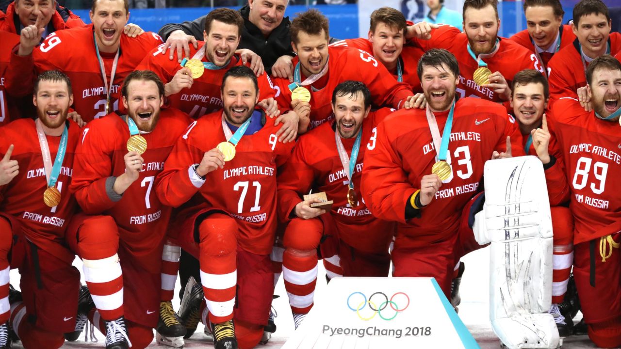 Some Russian athletes were able to compete at the 2018 Winter Olympics as 'Olympic Athletes from Russia.'