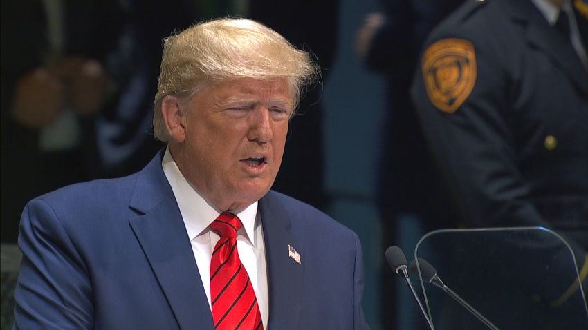 president donald trump UNGA speech 092419