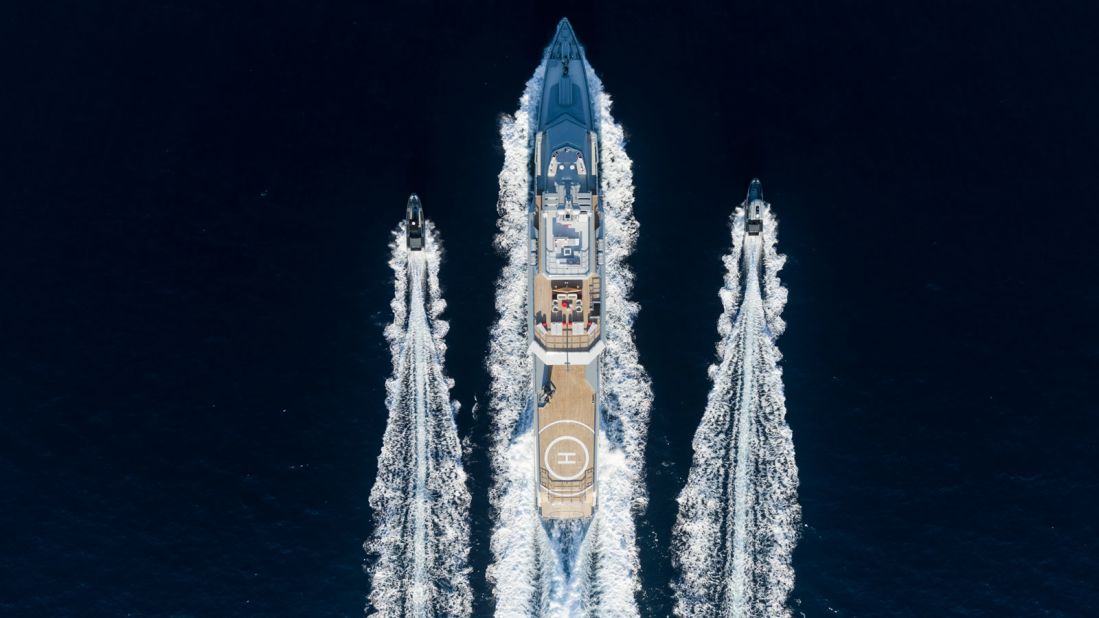 <strong>Bold: </strong>Australian superyacht Bold, which measures 85-meters is one of 40 luxury vessels making their debut at the show.<br />
