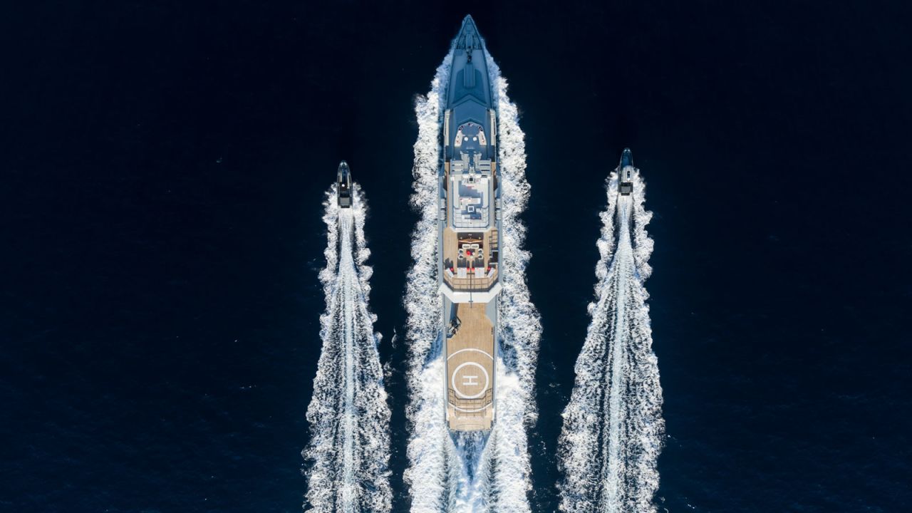 <strong>Bold: </strong>Australian superyacht Bold, which measures 85-meters is one of 40 luxury vessels making their debut at the show.<br />