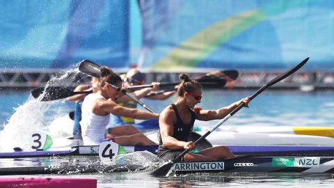 Kayaker Lisa Carrington of New Zealand won gold and bronze at the 2016 Rio Olympic Games.
