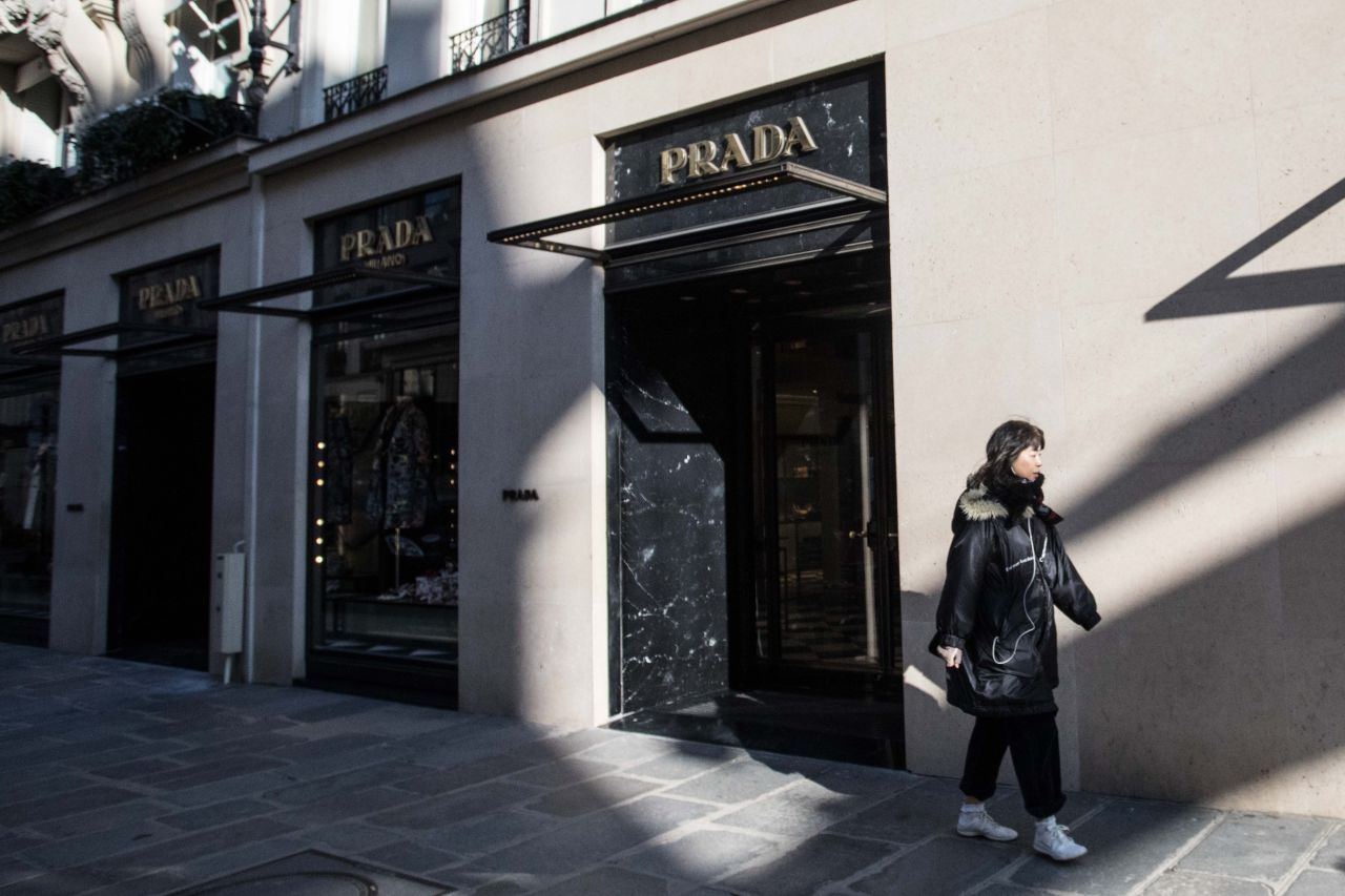 <strong>Rue du Faubourg Saint-Honore: </strong>The 8th arrondissement street is home to the highest-end brands in Paris, including Prada.