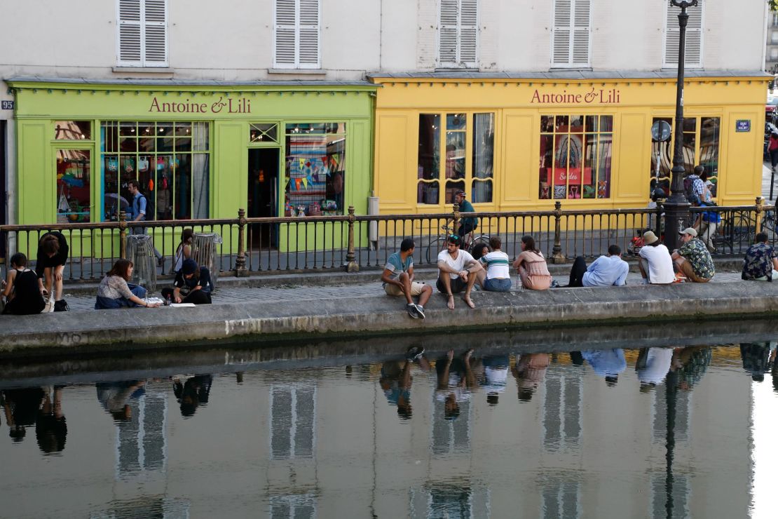 The Canal Saint-Martin snakes through upper Eastern Paris and is a less touristy, arty-hip area with a bit more obscure boutique stores. 