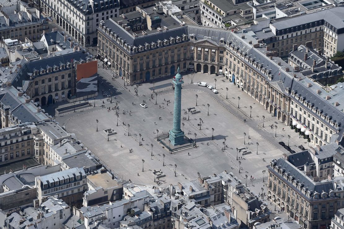 Part of the joy of shopping in Paris is seeing centuries-old monuments, such as the column of the Place Vendome off Rue Saint-Honoré.