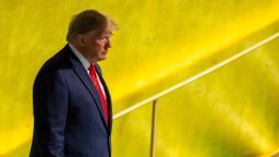 U.S. President Donald Trump arrives to address the 74th session of the United Nations General Assembly at U.N. headquarters Tuesday, Sept. 24, 2019.