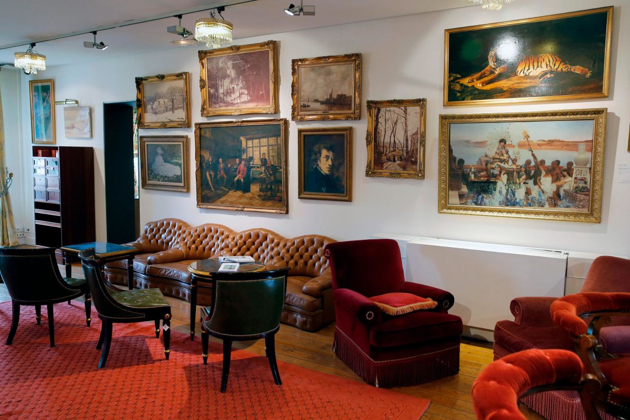 <strong>Rue Saint-Honore: </strong>Decor from the storied Bar Hemingway at the Ritz Paris hotel went on auction in 2018. The hotel and bar are just steps away from Rue Saint-Honore.
