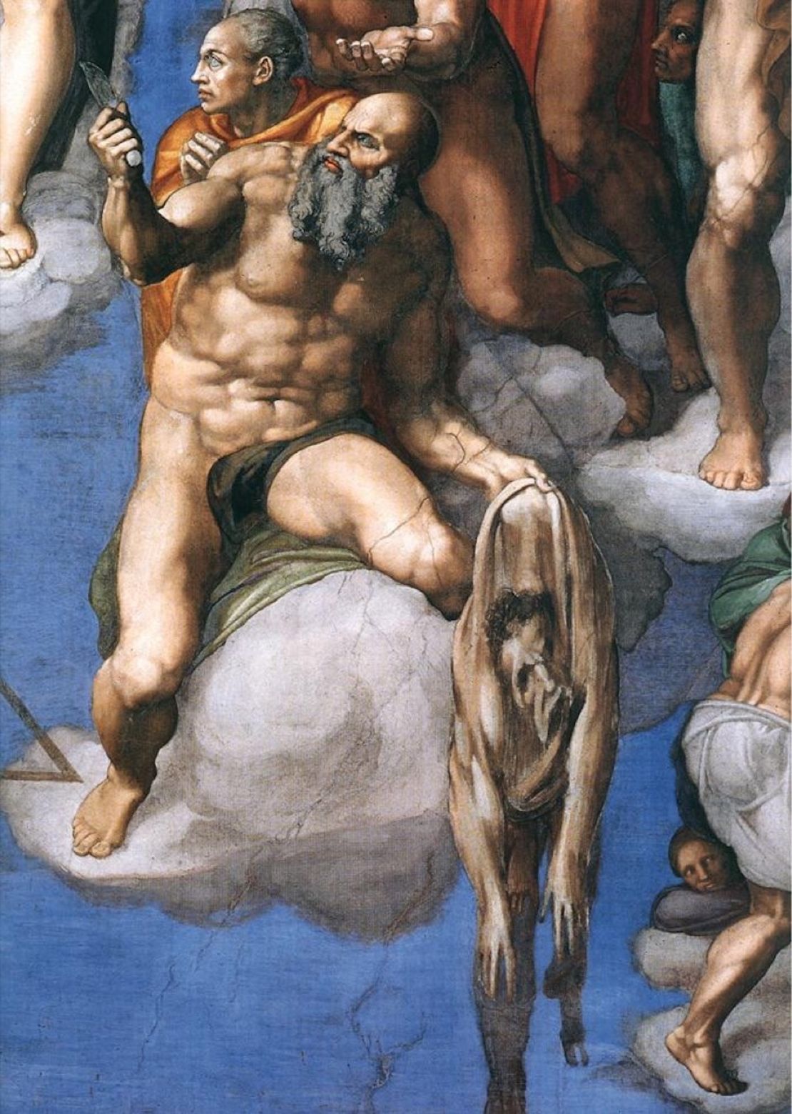 michelangelo last judgement close