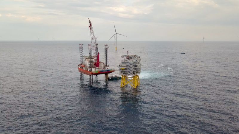 The World’s Largest Offshore Wind Farm Is Nearly Complete | CNN Business