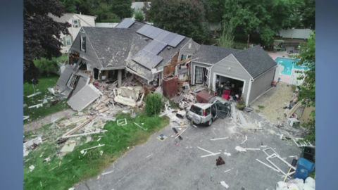 18-year-old Leonel Rondon was inside a car in Lawrence, Massachusetts, when a chimney fell on the vehicle. He was taken to Massachusetts General Hospital, where he later died. This NTSB photo shows the aftermath of the destruction.