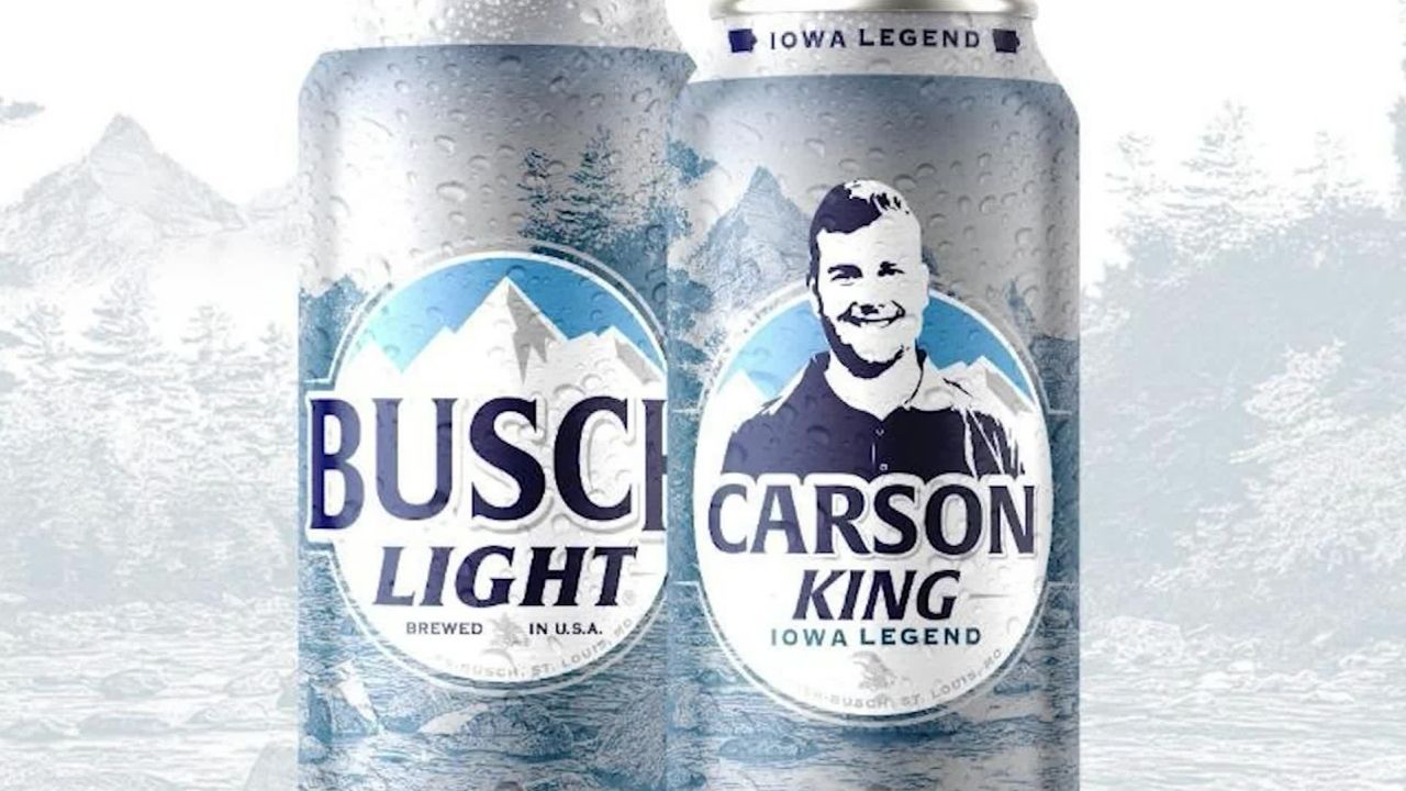 This was what the Anheuser-Busch Carson King can would have looked like.