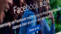 Facebook ads screen -stock