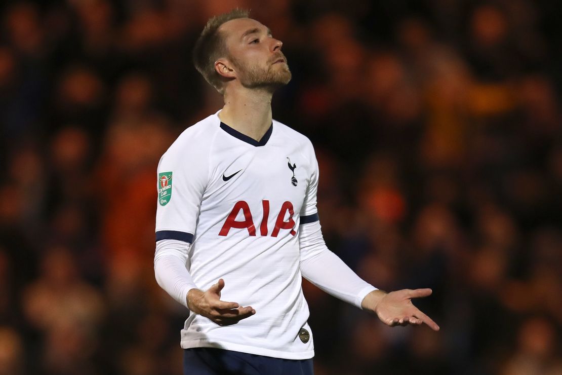 Danish midfielder Christian Eriksen has been linked with a move away from Tottenham.