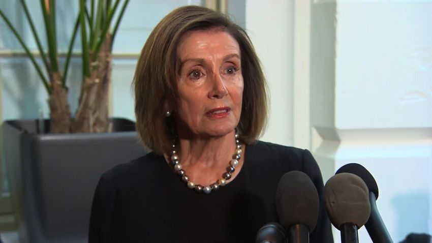 nancy pelosi reaction transcript 09252019