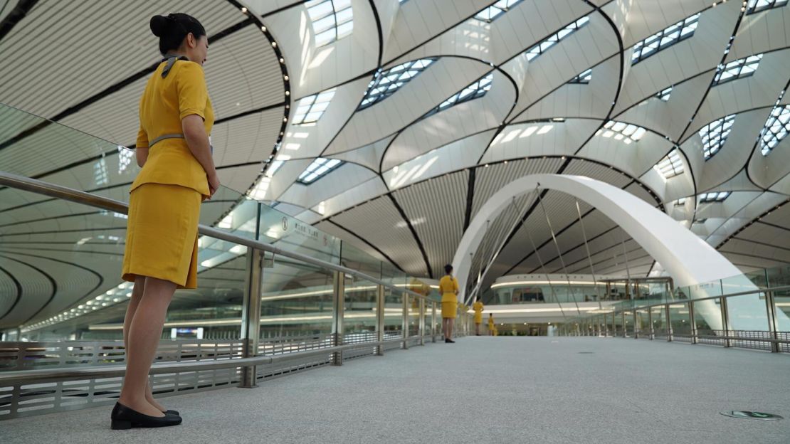 Beijing's Daxing International Airport opened late last year. 