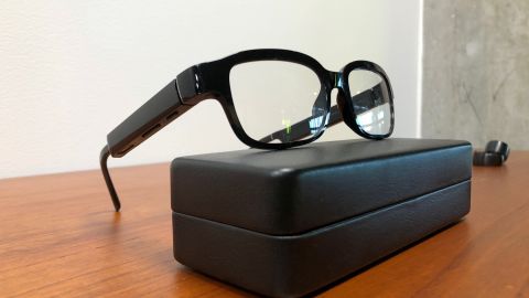 Amazon's new eyeglasses that come with its virtual assistant Alexa, the Echo Frames.