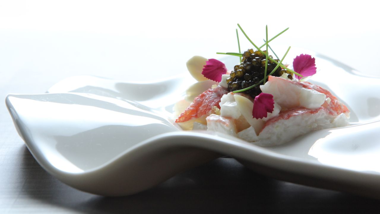 Bam!'s dishes combine Japanese style and Spanish flavors. 