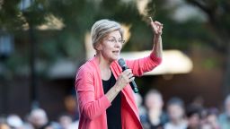 Democratic presidential candidate Sen. Elizabeth Warren (D-MA) speaks during a Town Hall at Keene State College on September 25, 2019 in Keene, New Hampshire. 