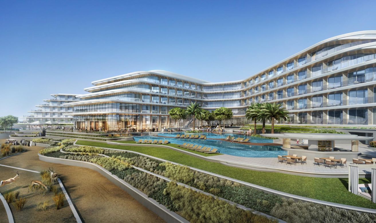 The newly-opened Jebel Ali Lake View Resort features a championship-standard golf course and Amazon Alexa-activated voice assistants in every room. 