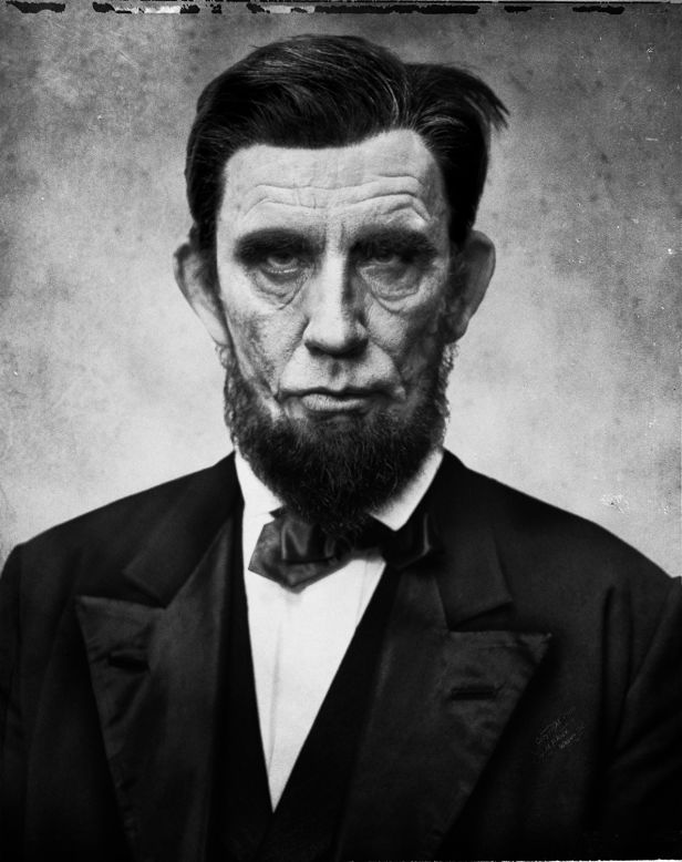 Alexander Gardner's famous photograph of Abe Lincoln was shot in 1863 with no artificial lights.