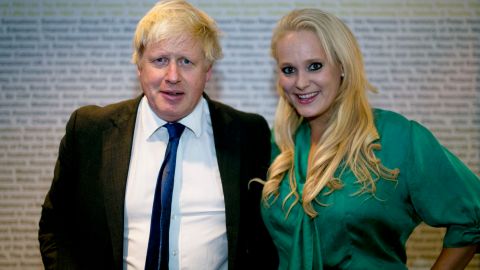 Boris Johnson and Jennifer Arcuri pictured together in London in 2014.