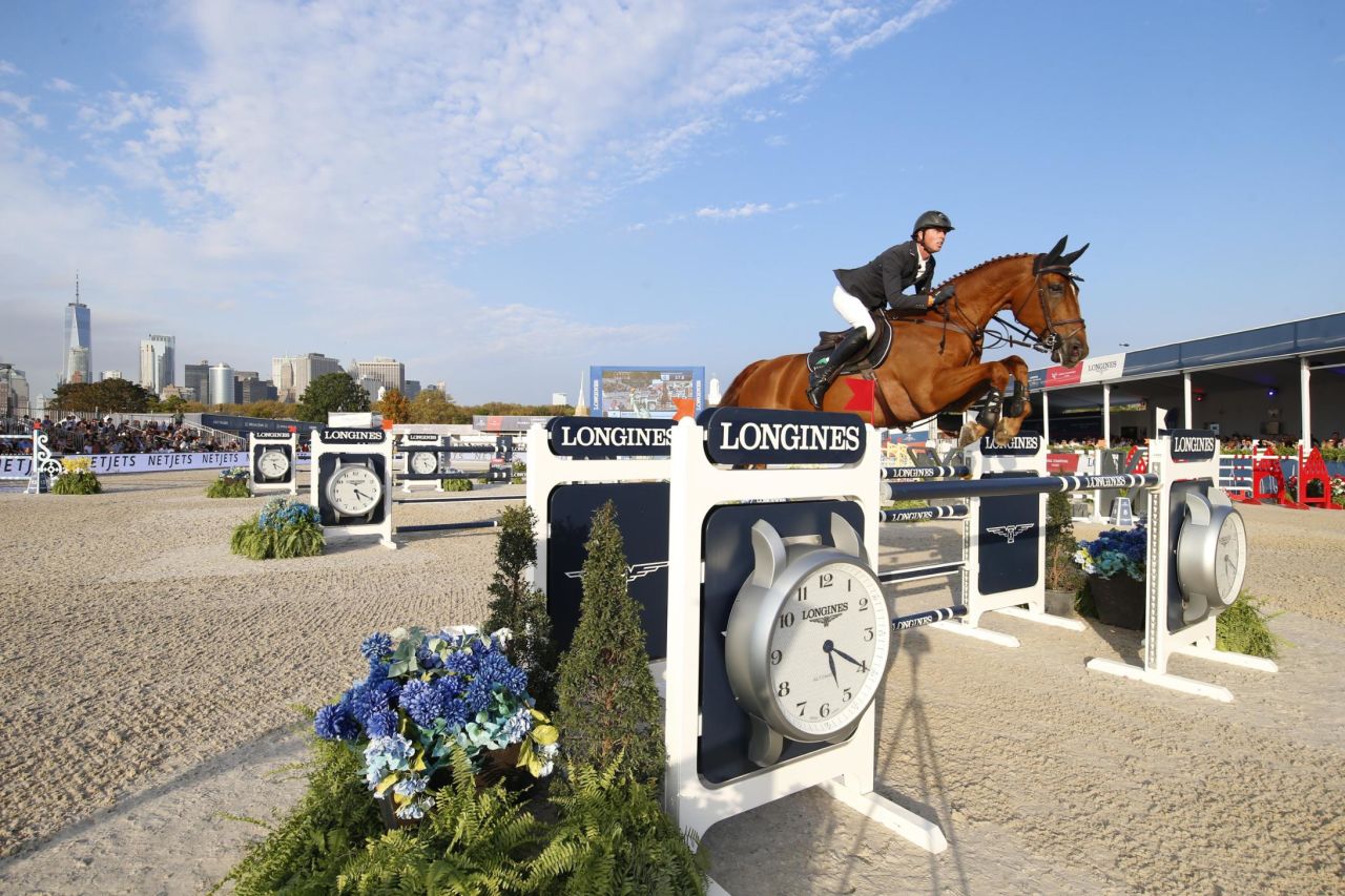 But Britain's Maher took the Grand Prix title to secure back-to-back Longines Global Champions Tour crowns.