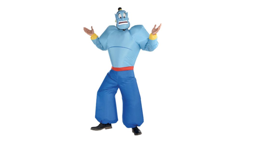 underscored-Aladdin inflatable Genie costume