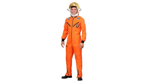 underscored-Orange astronaut jumpsuit