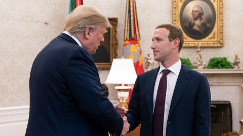 Donald Trump meeting Mark Zuckerberg 0919