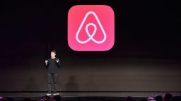 LOS ANGELES, CA - NOVEMBER 17:  Airbnb CEO Brian Chesky speaks onstage during "Introducing Trips" Reveal at Airbnb Open LA on November 17, 2016 in Los Angeles, California.  (Photo by Mike Windle/Getty Images for Airbnb)