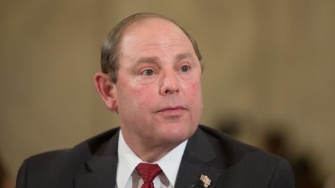 In this January 2017 file photo, Chuck Canterbury National president of the Fraternal Order of Police speaks at the Senate Judiciary Committee hearing on nomination of Sen Jeff Sessions (R-AL) for attorney general on Capitol Hill in Washington, DC.