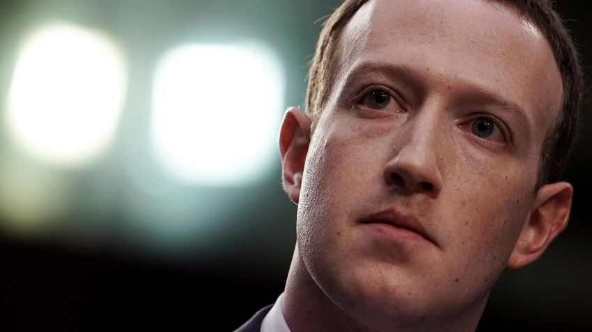 WASHINGTON, DC - APRIL 10: Facebook co-founder, Chairman and CEO Mark Zuckerberg testifies before a combined Senate Judiciary and Commerce committee hearing in the Hart Senate Office Building on Capitol Hill April 10, 2018 in Washington, DC. Zuckerberg, 33, was called to testify after it was reported that 87 million Facebook users had their personal information harvested by Cambridge Analytica, a British political consulting firm linked to the Trump campaign. (Photo by Alex Wong/Getty Images)