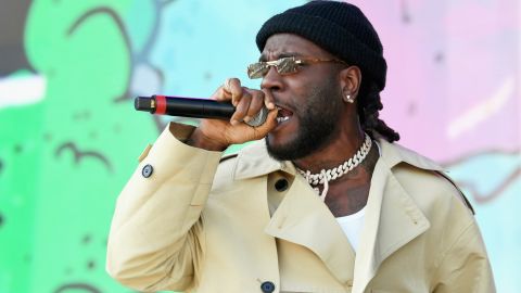 Burna Boy performs at Coachella Stage during the 2019 Coachella Valley Music And Arts Festival on April 21, 2019 in Indio, California. 