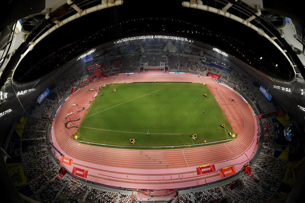 A general view of the Khalifa International Stadium.