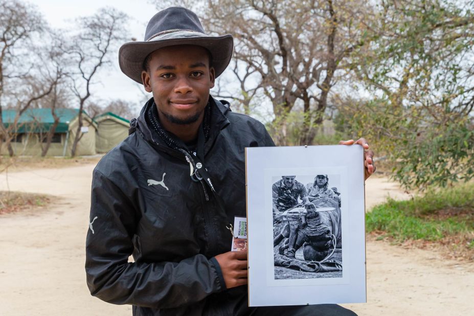 <strong>Proud winner: </strong>Neville Kgaugelo Ngomane holding up his winning photo