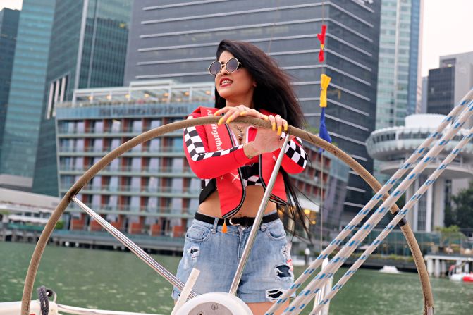 <strong>Party city:</strong> Gucci, a dancer from Dubai, came to Singapore to perform at the various Grand Prix parties organized across the city-state.