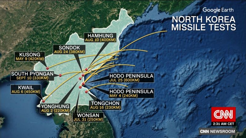 US officials assess North Korea launched a medium-range missile | CNN