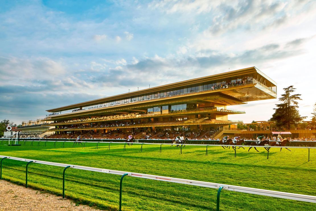 The new grandstand of ParisLongchamp opened for Arc weekend in 2018.