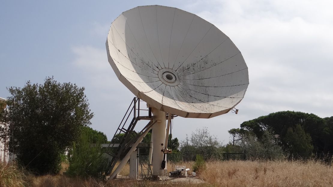 Radio Liberty's antennas are gone but the transmitter remains. 