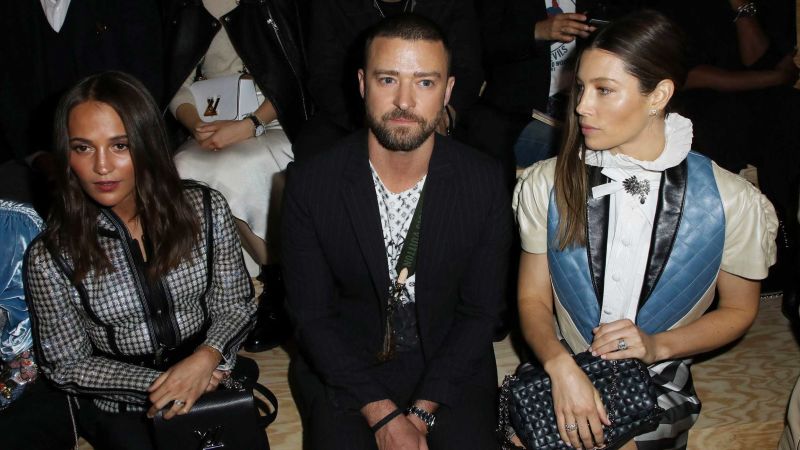 Justin Timberlake Attacked By Prankster Outside Louis Vuitton Show